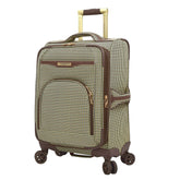 London Fog Oxford III Expandable Spinner, Olive Carry-On  U3
